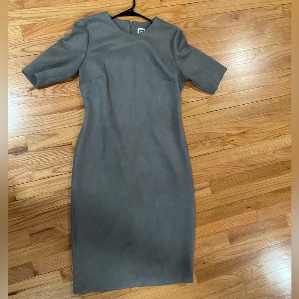Anne Klein Gray Suede Jacket